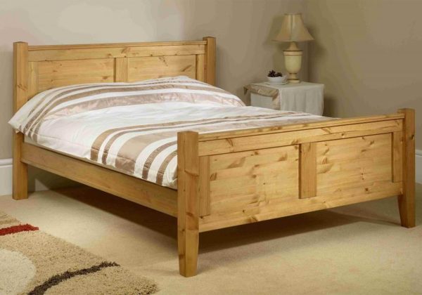 Friendship Mill Coniston High Footend Wooden Bed Frame Double 46 | Bed Sava
