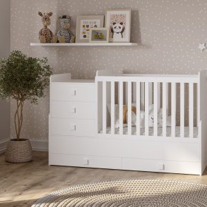 Kidsaw 1200 Combi 4in1 Cot Bed | Bed Sava