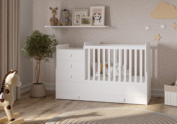 Kidsaw 1200 Combi 4in1 Cot Bed | Bed Sava