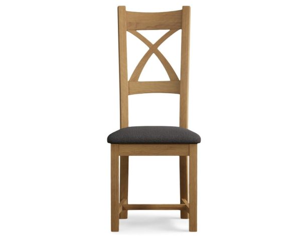 Blue Natural Solid Oak Chairs | Bed Sava