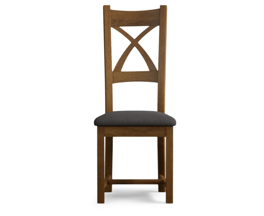 Blue Rustic Solid Oak Chairs