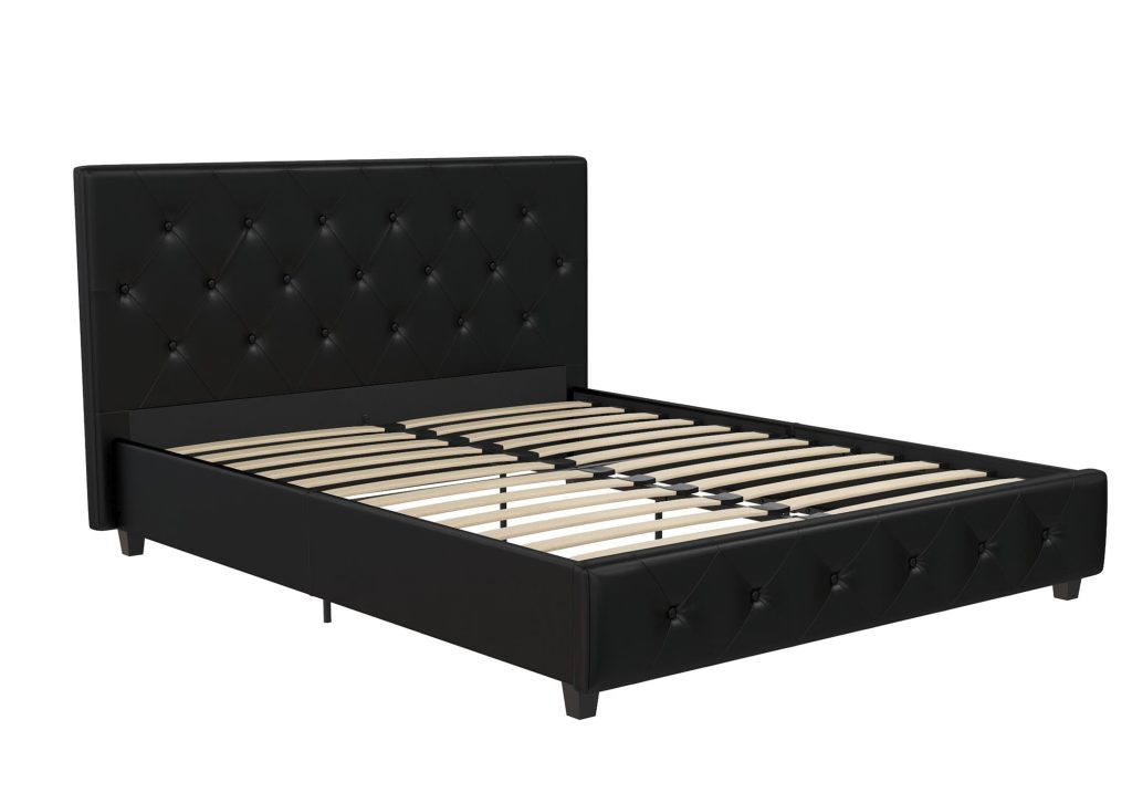 Dorel Dakota Faux Leather Bed Frame-Double