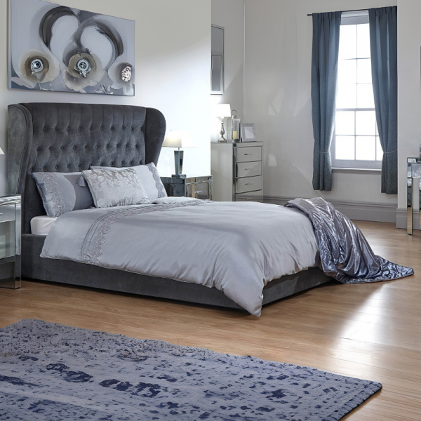 GFW Dakota Fabric Ottoman Bed Double | Bed Sava