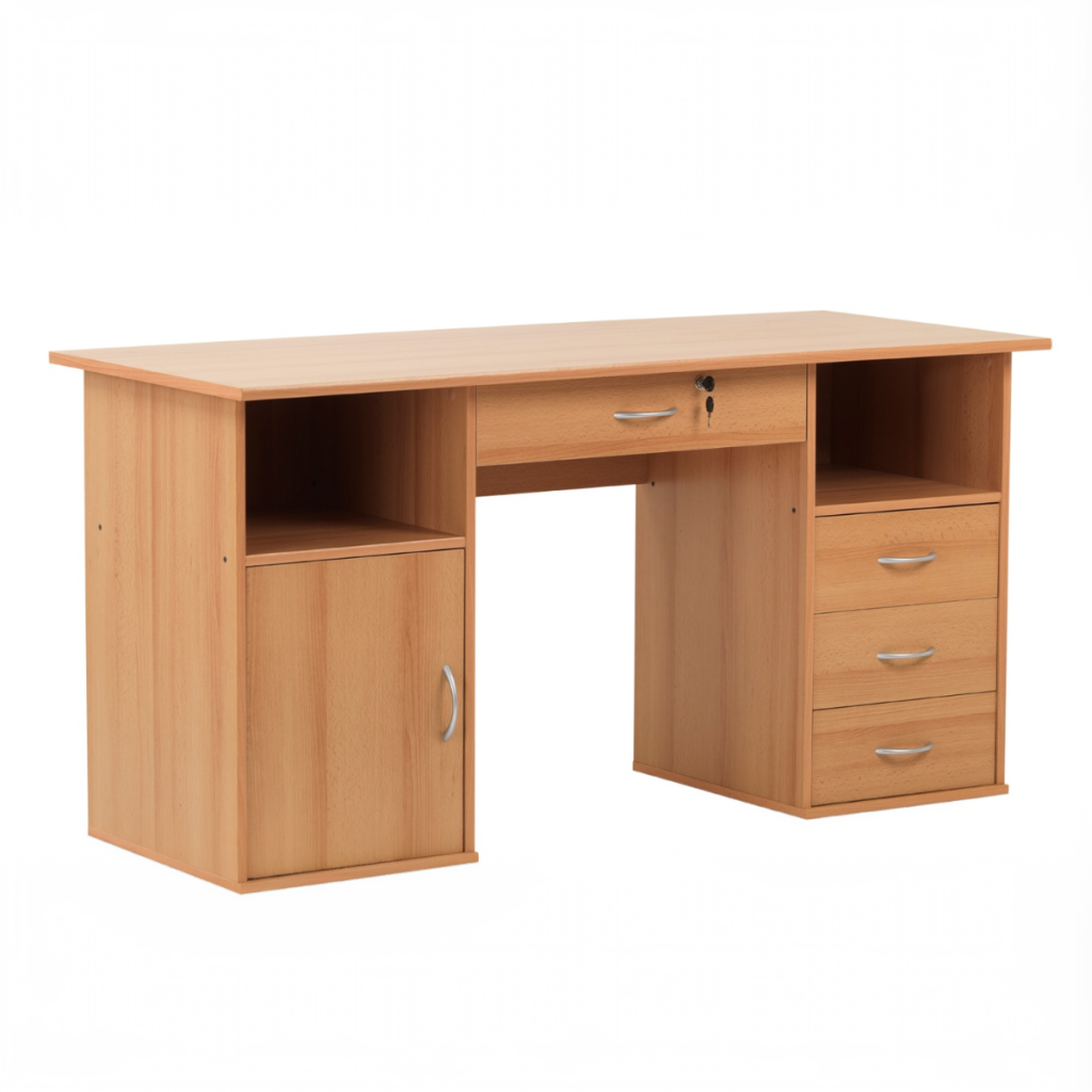 Alphason Dallas Work Centre-Beech