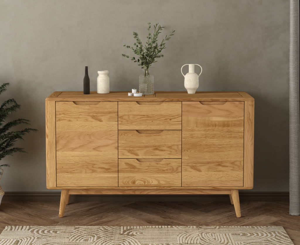 Rosa Solid Oak Large Sideboard