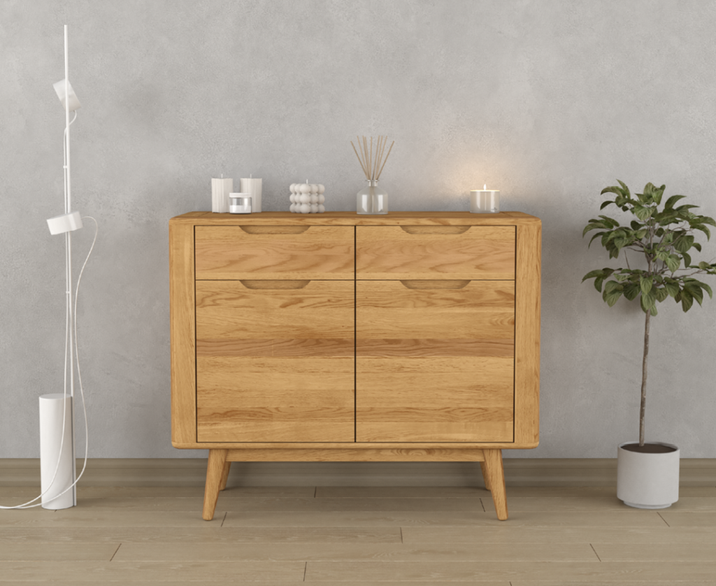 Rosa Solid Oak Small Sideboard