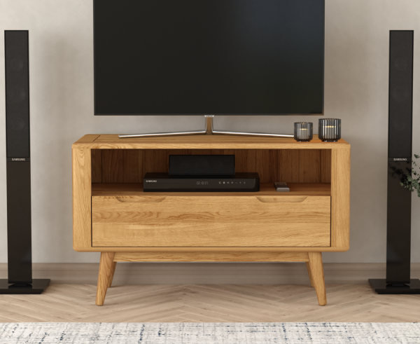 Rosa Solid Oak Small TV Cabinet | Bed Sava