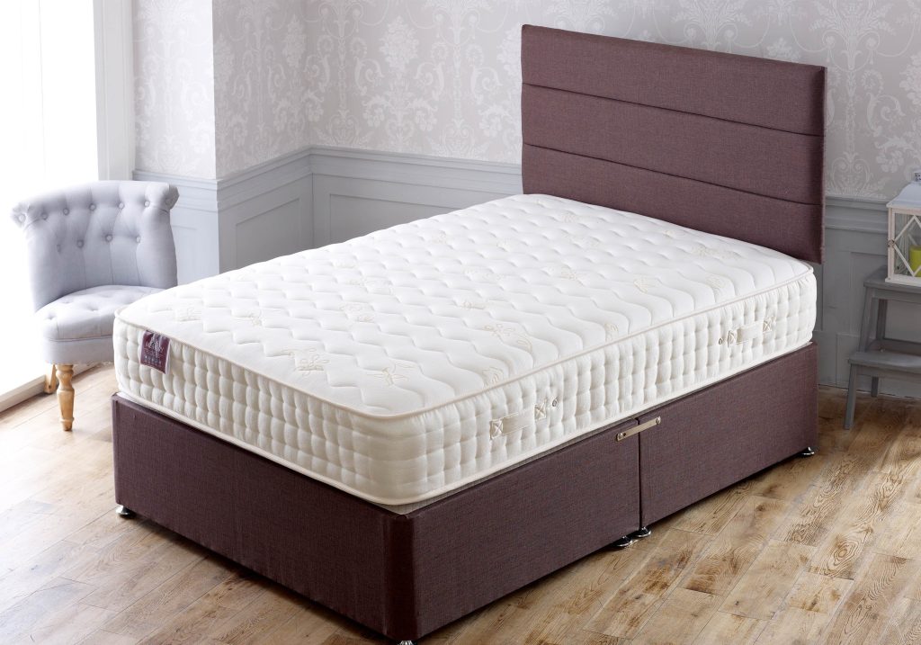 Apollo Dual Memory Divan-Small Double-No Drawers-Platform Top