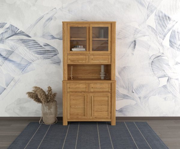 Eclipse Solid Oak Small Dresser | Bed Sava