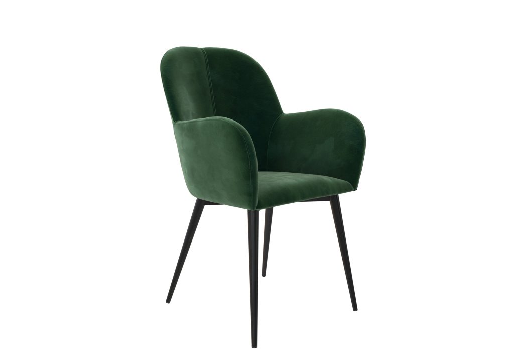 Dorel Fitz Accent Chair-Green