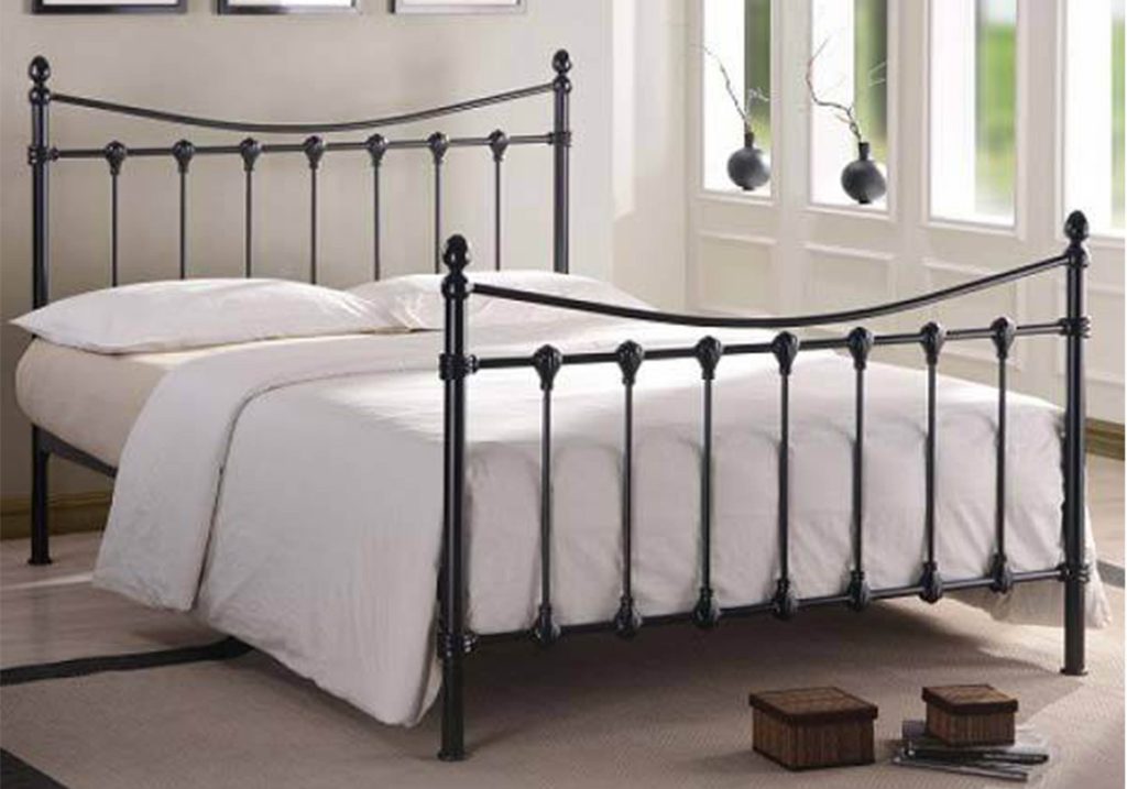 Time Living Florida Bed Frame-Black -Small Double