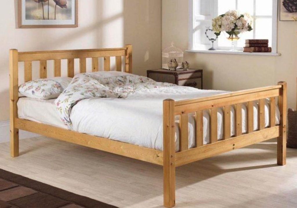 Friendship Mills Shaker High Foot End Bed Frame -Double