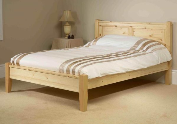 Friendship Mill Coniston Low Footend Wooden Bed Frame Pine Small Double 40 | Bed Sava