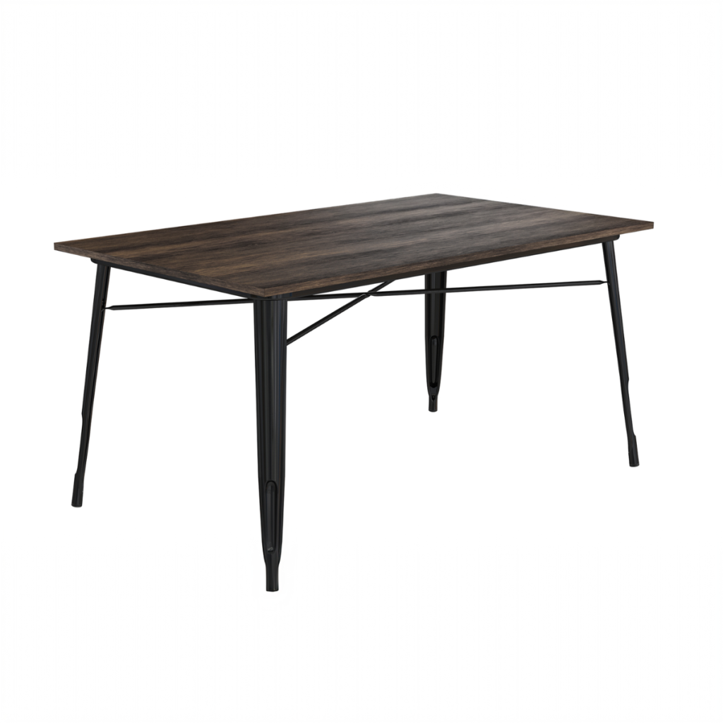 Dorel Fusion Rectangular Dining Table-Black