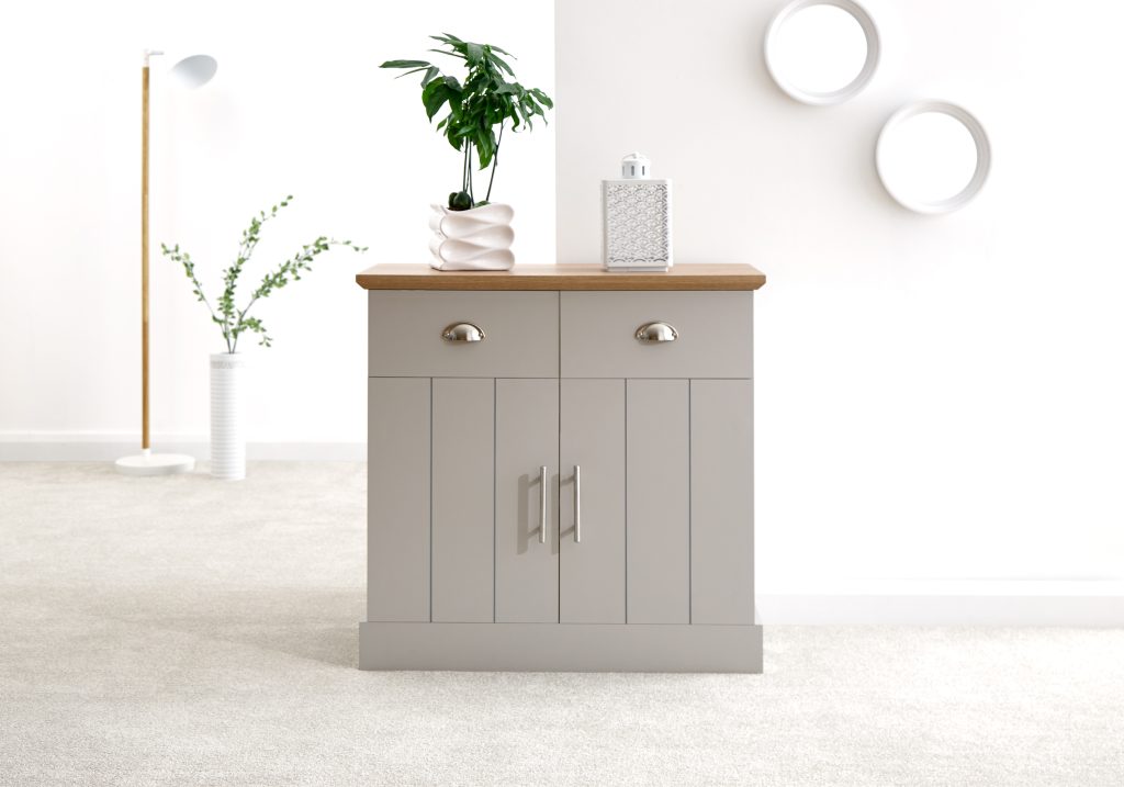 GFW Kendal Compact Sideboard -Grey