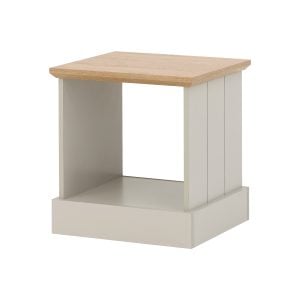 GFW Kendal Lamp Table Grey | Bed Sava
