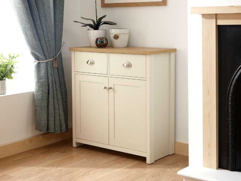 GFW Lancaster Compact Sideboard-Cream