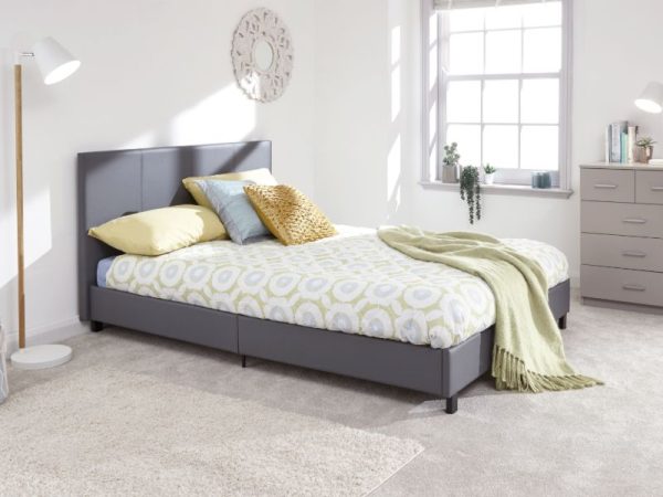 GFW Bed In A Box Grey Kingsize | Bed Sava