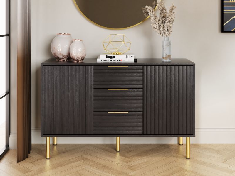 GFW Nervata Sideboard-Black