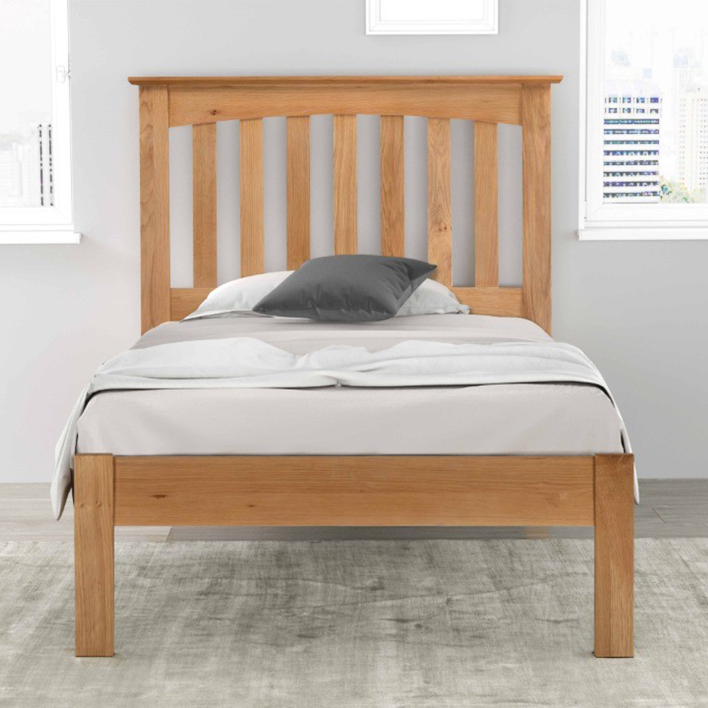 Flintshire Furniture Gladstone Solid Oak Bed Frame-Single