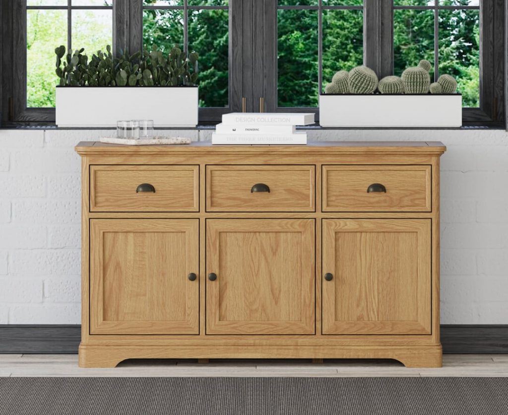 Cambridge Solid Oak Large Sideboard
