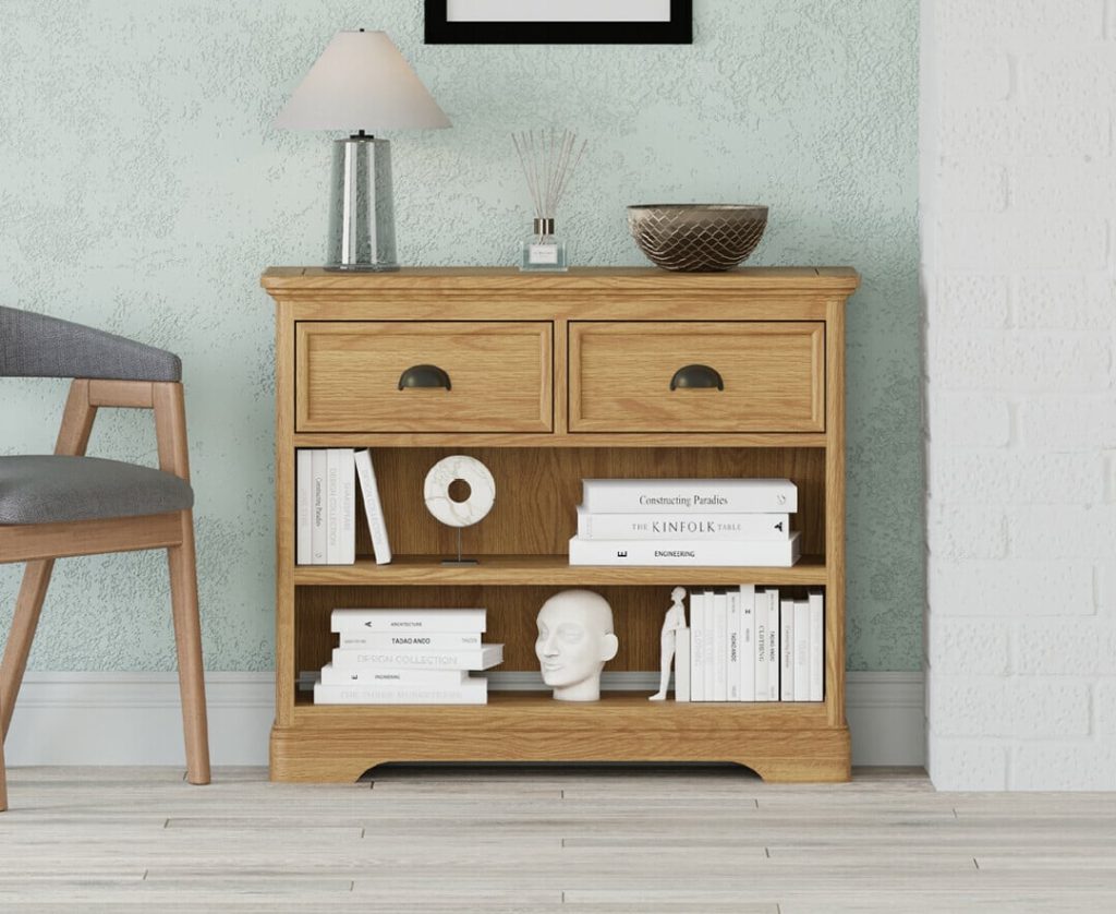Cambridge Solid Oak Storage Console Table