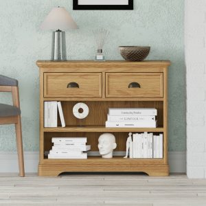 Cambridge Solid Oak Storage Console Table | Bed Sava