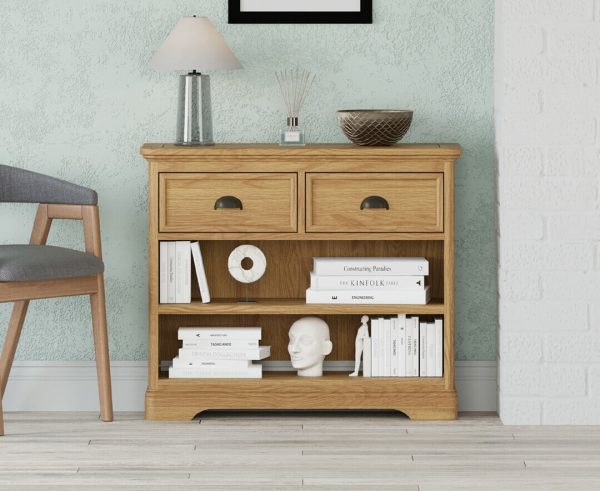 Cambridge Solid Oak Storage Console Table | Bed Sava