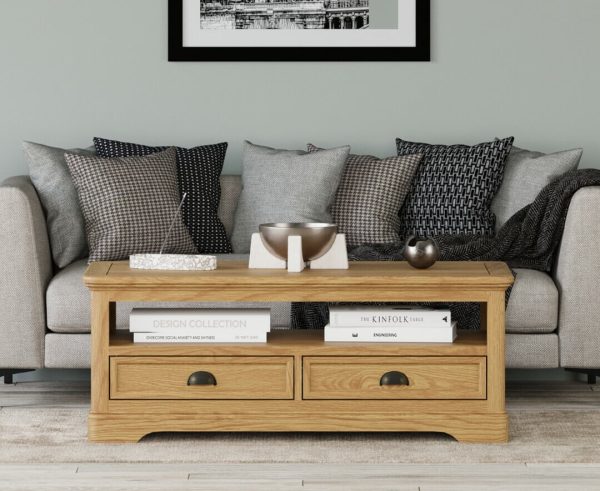 Cambridge Solid Oak Coffee Table | Bed Sava