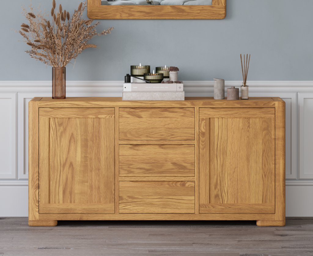Harper Solid Oak Extra Large Sideboard