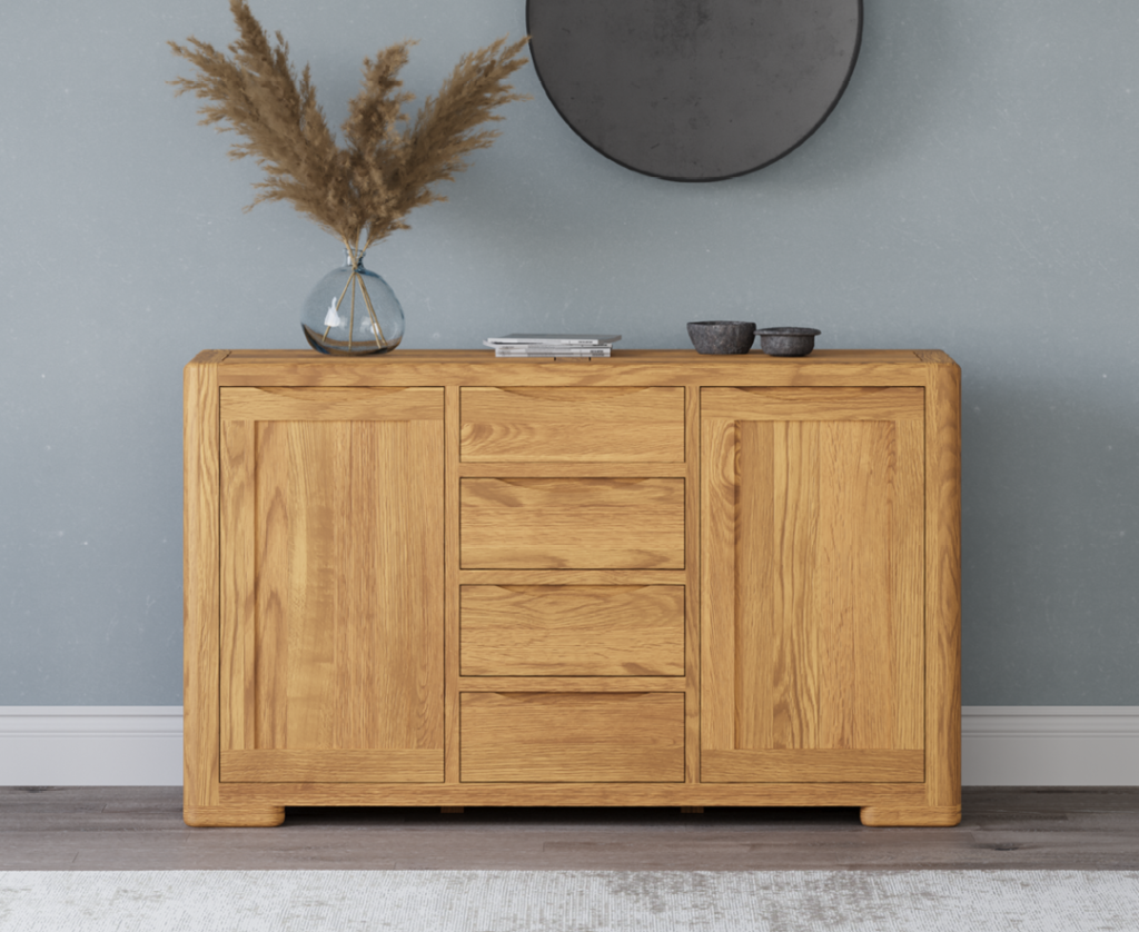 Harper Solid Oak Large Sideboard