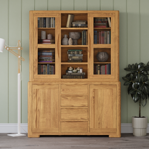 Harper Solid Oak Large Dresser | Bed Sava