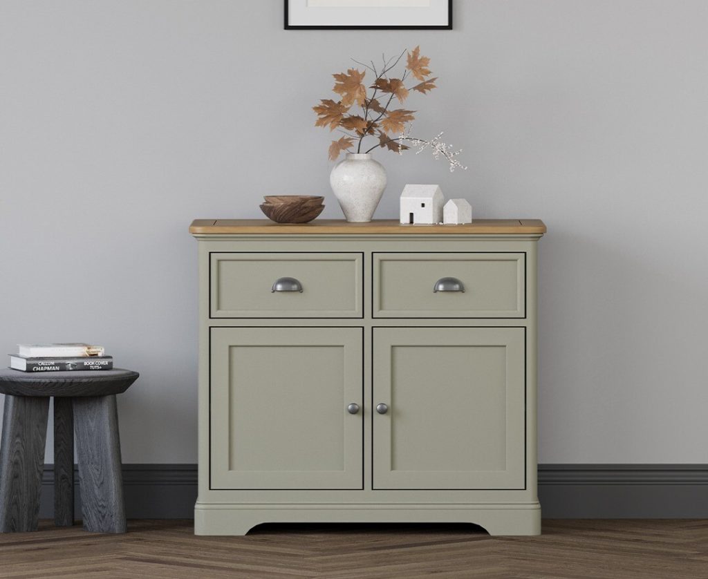 Brampton Soft Green Painted Small Sideboard