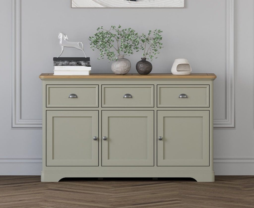 Brampton Soft Green Painted Large Sideboard
