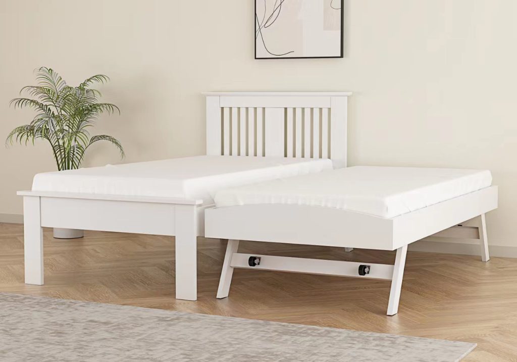 Flintshire Furniture Hendre Wooden Guest Bed-White