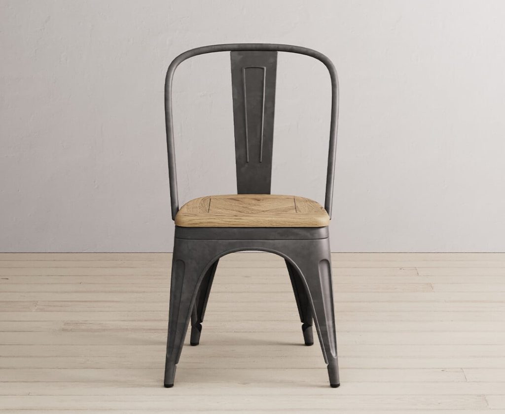 Oak Herringbone Chairs
