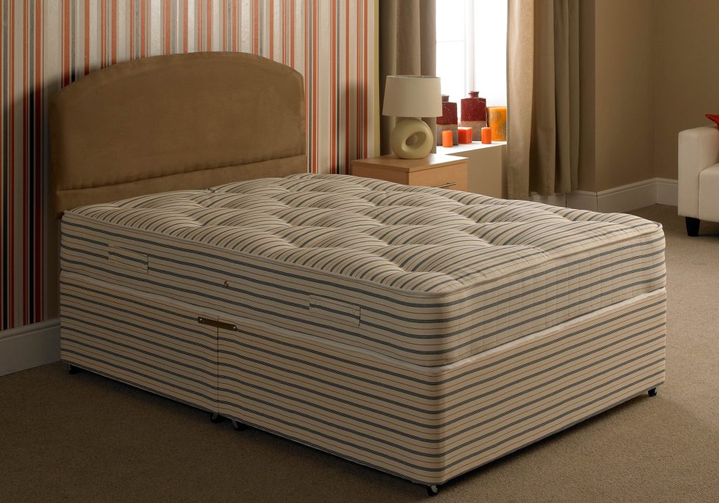 Apollo Hotel Classic Contract Divan Bed-Platform Top-Base on Legs-Single