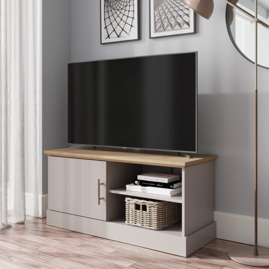 GFW Kendal Small TV Unit -Grey