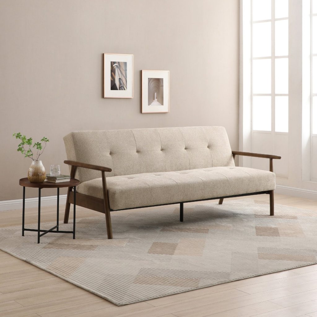Wilton Sofa Bed - Theia Natural Textured Weave