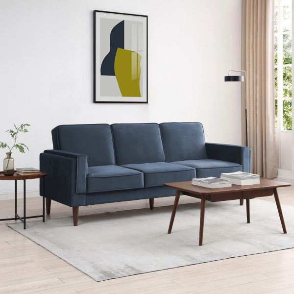 Turnberry Sofa Bed  Athena Ink Velvet | Bed Sava