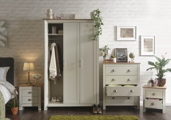 GFW Lancaster 4 Piece Bedroom Set Blue | Bed Sava