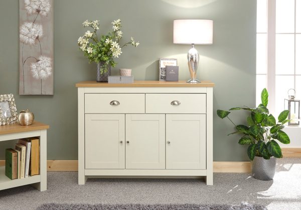 GFW Lancaster Large Sideboard  Cream | Bed Sava