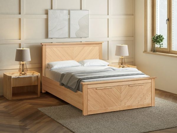 Limelight Kenji Oak Bed with Drawer Storage SuperKing | Bed Sava