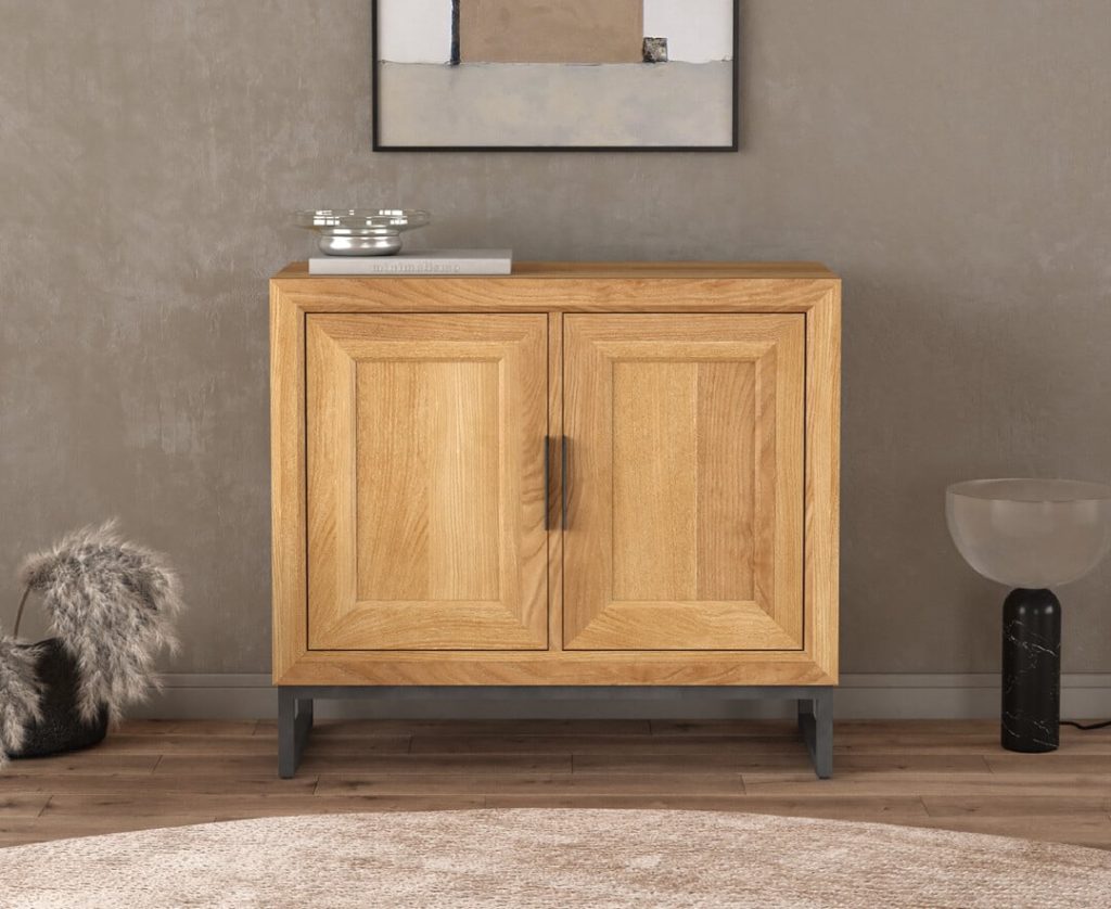 Loft Solid Oak Small Sideboard