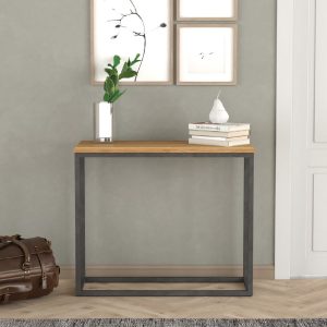 Loft Solid Oak Console Table | Bed Sava
