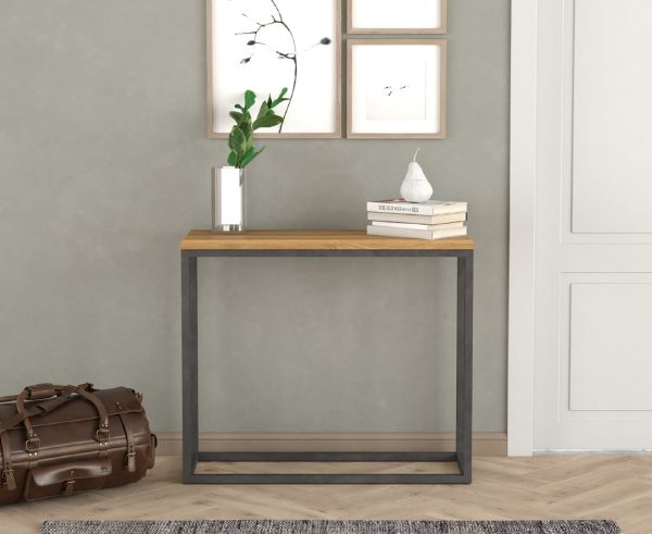 Loft Solid Oak Console Table | Bed Sava
