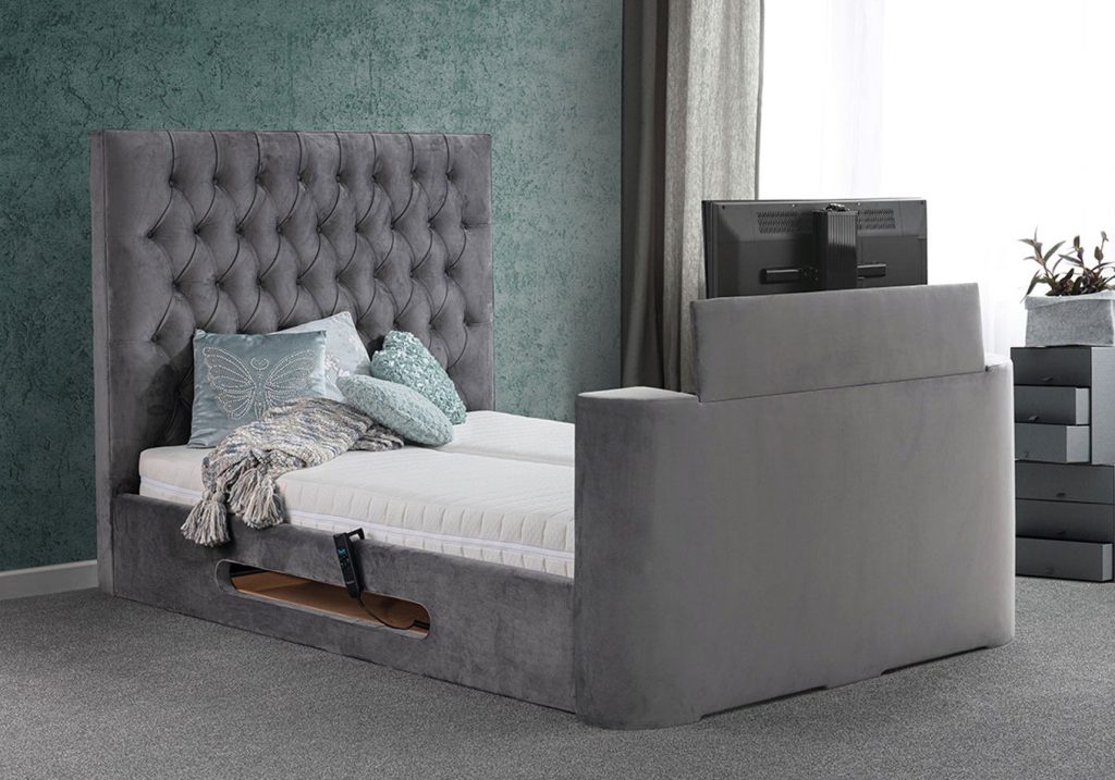 Sweet Dreams Loren Adjustable TV Bed Frame-SuperKing