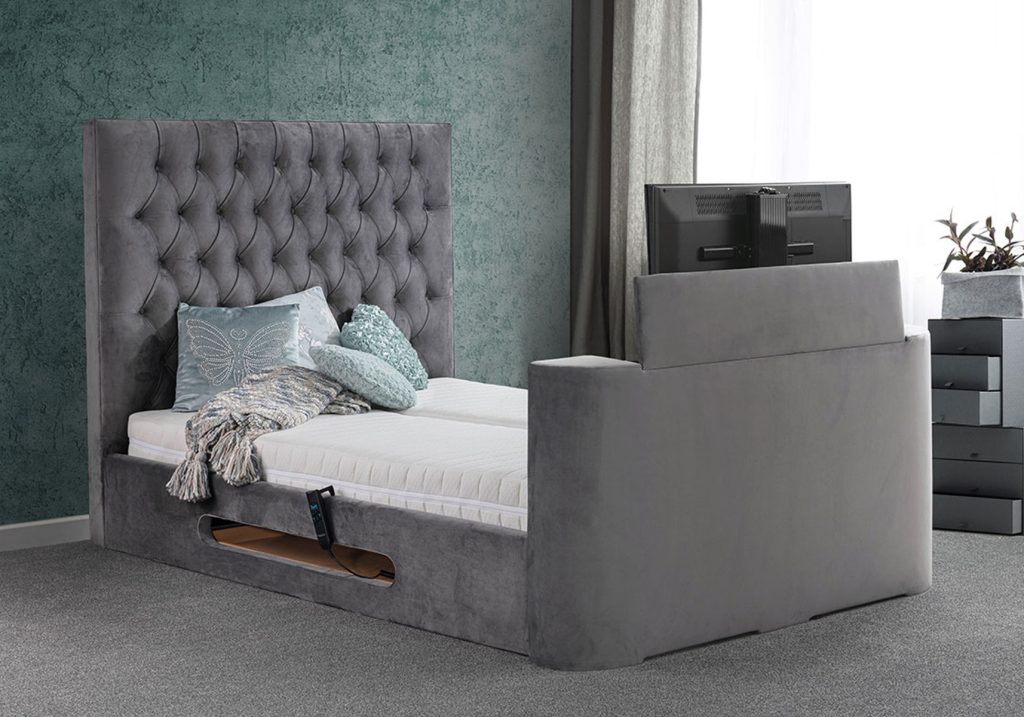Sweet Dreams Loren Adjustable TV Bed Frame-Kingsize