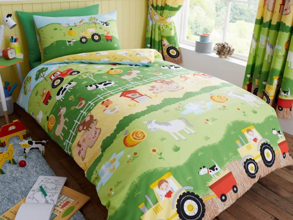 Happy Linen Co Farm Friends & Animals Bedding-Double