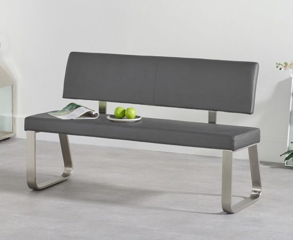 Austin Medium Grey Bench | Bed Sava